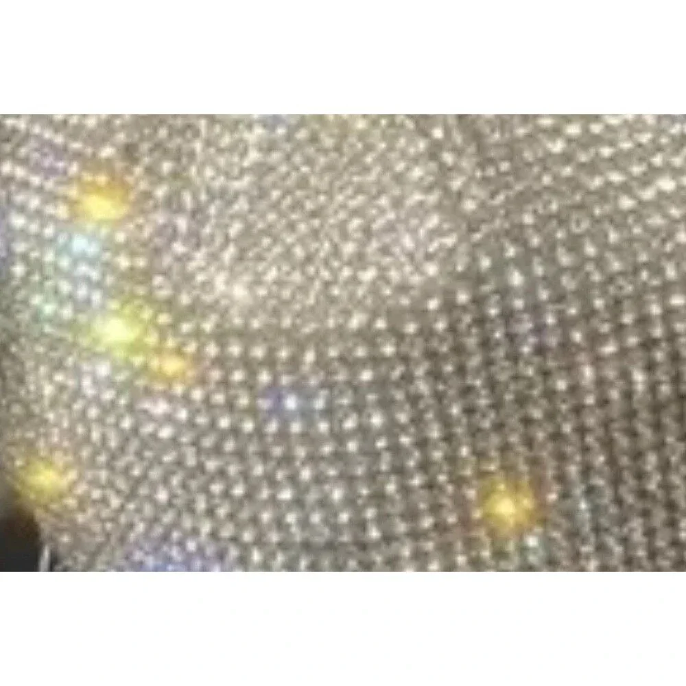 SHEIN Silver rhinestone embellished handbag prom, dance, or evening event NEW